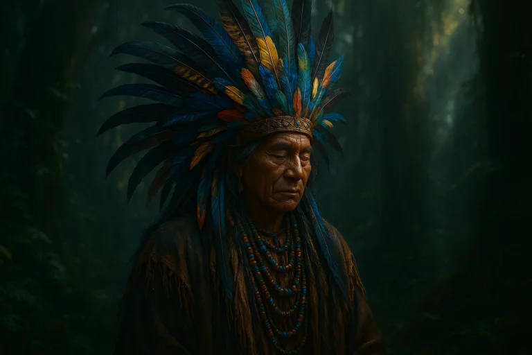 What is a feather crown, and what is it used for?