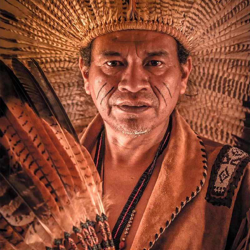Karaí Okenda Moreira - Mbyá Guaraní Shaman | Avalon: Ayahuasca Retreats in Europe
