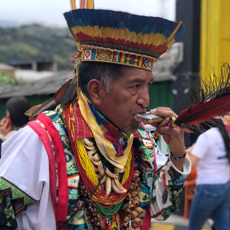 Taita José Antonio Jansasoy - Kamëntsá-Inga Shaman | Avalon: Ayahuasca Retreats in Europe